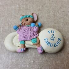 Vintage Fit And Fabulous Mouse Magnet picture