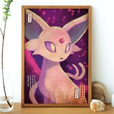 50x70 NO FRAME Retro Poster Espeon Canvas Painting Japanese Wall Art Prints picture