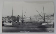Steamship Steamer CLAREMONT real photo postcard RPPC picture