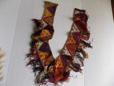 Antique Uzbek Yurt Textile Saye Gosha / V-Shape Ornament Lined 29