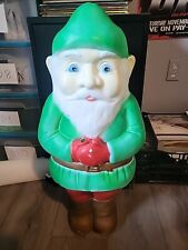 Vintage  Don Featherstone Plastic Santa GNOME BLOW MOLD Holiday UNION 28