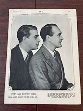 Janet Jevons Photo Owen Geoffrey Nares Actors Father Son Photo The Sketch 1935 picture