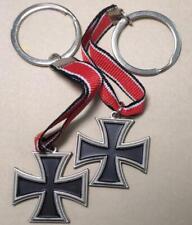 Germany Iron Cross 1813 Keychain Medal Order 30mm 2PCS Badge Collection Replica picture