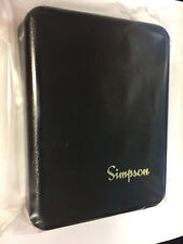 02136 SIMPSON HARD COVER TOP CASE 7 X 5 INCHES NOS picture