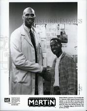 1996 Press Photo Martin Lawrence and Kareem Abdul Jabbar in 