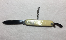 Vintage Rare Solingen Germany pocket knife 1 blade with cork screw, cap lifter picture