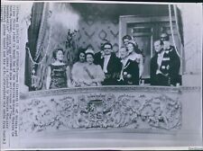 1965 Queen Elizabeth Ii Prince Philip At Bavarian Theatre Royalty Wirephoto 7X9 picture