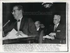 1958 Press Photo Joseph L. Rauh Jr. testifies at a Senate Rackets Committee, WA picture
