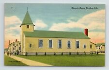 Fort Camp Chaffee Chapel Arkansas Fort Smith Army National Guard VTG AR Postcard picture