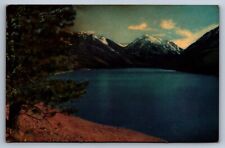 Postcard Wallowa Lake Oregon Union Oil Company 76 Mountains Eastern UNP picture
