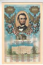 1909 Abraham Lincoln Centennial Souvenir Postcard picture