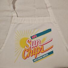 Vtg 90's SUN CHIPS Neon Apron Promotional Advertising Retro Pop Art  picture