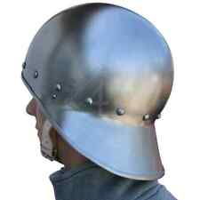 18 gauge Steel Medieval Knight Late medieval open sallet Helmet picture
