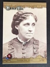 Louisa May Alcott Historic Autographs Gilded Age #7  RADIANT Card 1 of 500 picture