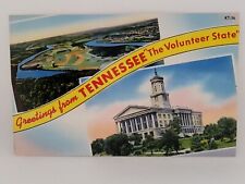 Postcard Greetings from Tennessee The Volunteer State Multiview picture