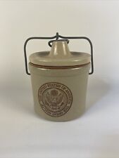 Vintage USA Great Seal Cheese Crock Stoneware Pre-Owned Very Clean VG Condition picture