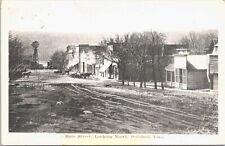 RPPC Peterson IA Scene on Main Street 1860s era (1950s post card) picture