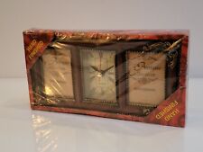 Hand Finished 3 In 1 Photo Frame And Antique Clock - Forever Beautiful - NEW picture
