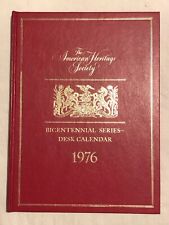 American Heritage Society - Bicenntenial Series 1976 - Desk Calendar Book - New picture