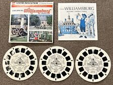 Vintage View-Master Complete COLONIAL WILLIAMSBURG VIRGINIA Reels A8131-A8133 picture