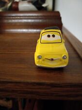 Yellow Fiat 500 CARS Disney Pixar Diecast Car GP picture
