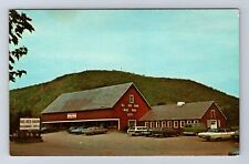 Bellows Falls VT-Vermont, Big Red Barn, Antique, Vintage Postcard picture