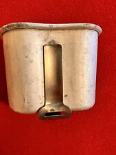 Pre-WWI UNMARKED M1910 Canteen Cup, Army, USMC. picture