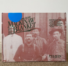 BRAND NEW 100% Wool Filson Mackinaw Blanket - Charcoal Black picture