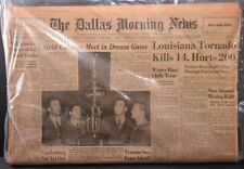 Original Historic Newspaper - DALLAS MORNING NEWS - January 1, 1948 - Keepsake picture