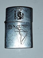 BB-027 U.S.S. Shangri-la CVA 38 NAVY Cigarette Lighter Vintage Barlo Brand picture