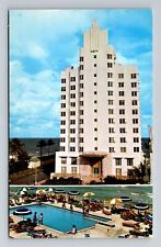Miami Beah FL-Florida, Cadillac Hotel, Advertising, Vintage Postcard picture