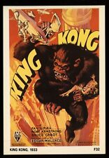 King Kong Movie Cinema Film Poster Art Postcard picture