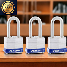 3 Pack Lock Set with Keys, Lock Outdoor Padlocks , Keyed Alike Padlocks picture