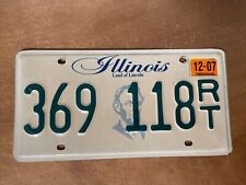 2007 Illinois License Plate Trailer # 369 118 RT picture