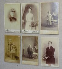 6 Waterford Ireland 19th Century CDV Photographs picture