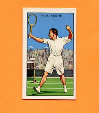 1934 Gallaher Ltd Park Drive Cigarettes Champions #2 H. W. Austin Tennis picture