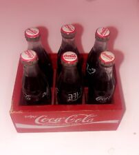 VINTAGE Coca-Cola Mini Bottles In Crate COLLECTIBLE picture