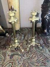 PAIR OF ANTIQUE FRENCH GILTBRONZE CANDLEHOLDERS, NEOCLASSICALSTYLE,19th. picture