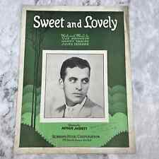 Sweet And Lovely - 1931 sheet music - Arthur Jarrett photo cover TJ4 picture