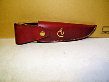 Vtg Rare GROHMANN-DUCKS UNLIMITED-Knife and Sheath Pictou NS Canada picture