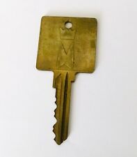 Vintage Marriott Hotel Room Key #409 Brass Crown Logo No Location Square Head picture