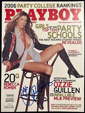 2006 May Playboy Magazine Alison Waite Signed Autograph COA JSA picture