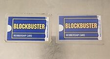 Vintage Blockbuster Video Laminated Membership Cards LOT OF 2 picture
