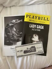 LADY GAGA Jazz & Piano PLAYBILL & Dollar Vegas Residency 23 Dolby Live LIMITED picture