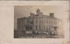 Students at Public School Cushing Oklahoma, Creases, c1910s RPPC Photo Postcard picture