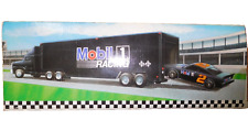 MOBIL 1 Gas TOY RACE CAR CARRIER TRUCK LIMITED EDITION Tractor Trailer NIB picture