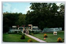 Vintage 1960 Postcard Aquarena Amusement Park Submarine Theatre San Marcos Texas picture