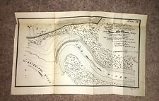 1905 Sketch Map Mississippi River Old River School Church Louisiana  picture