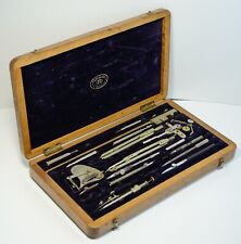 EO Richter & Co Chemnitz German Engineering Drafting Tool Set Antique Vtg picture