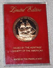 1970 vintage Mayflower Crossing 350 yr. anniv. Heritage Soc.Franklin Mint coin picture